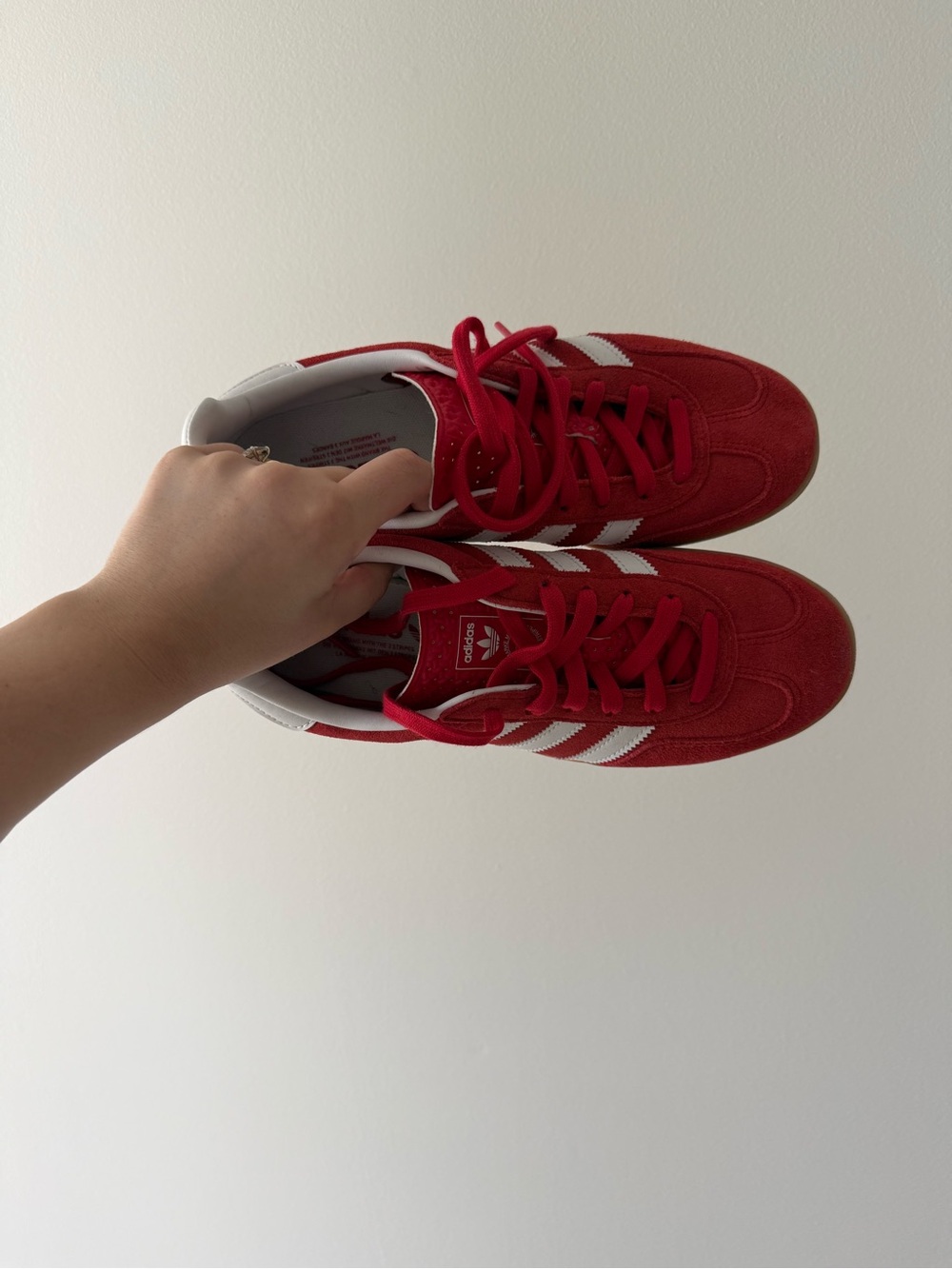 adidas Gazelle in Red and White